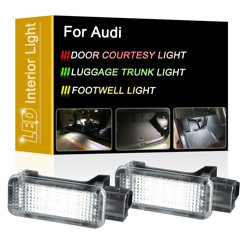 Interior Design Icon - LED โคมไฟภายในสำหรับ Audi A2 A3 A4
