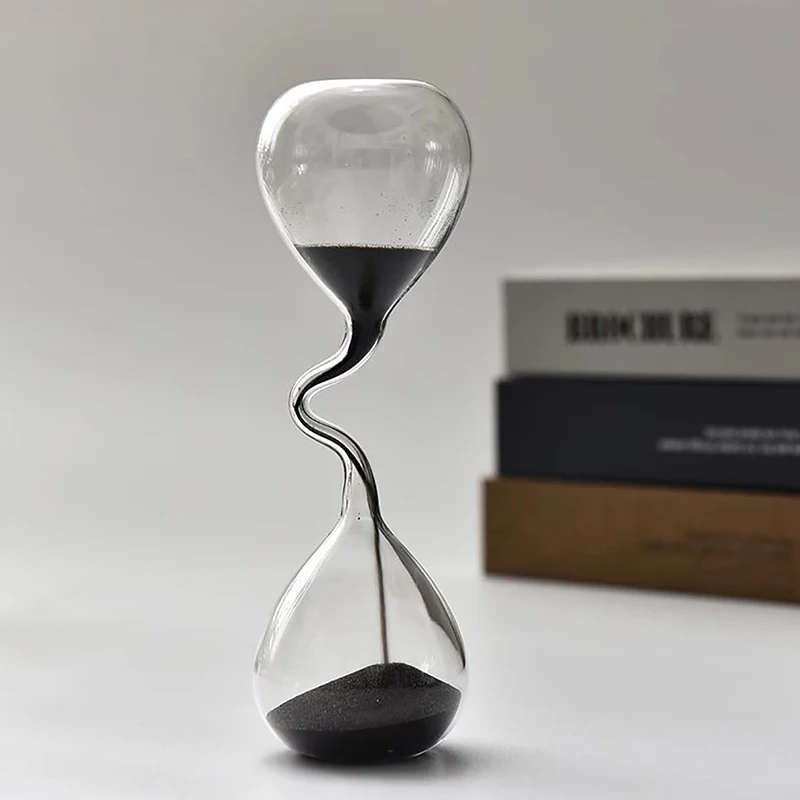 นาฬิกาทรายดีไซน์โค้งสีดำ สไตล์ - Interior Design Years Of School บทวิจารณ์และราคา