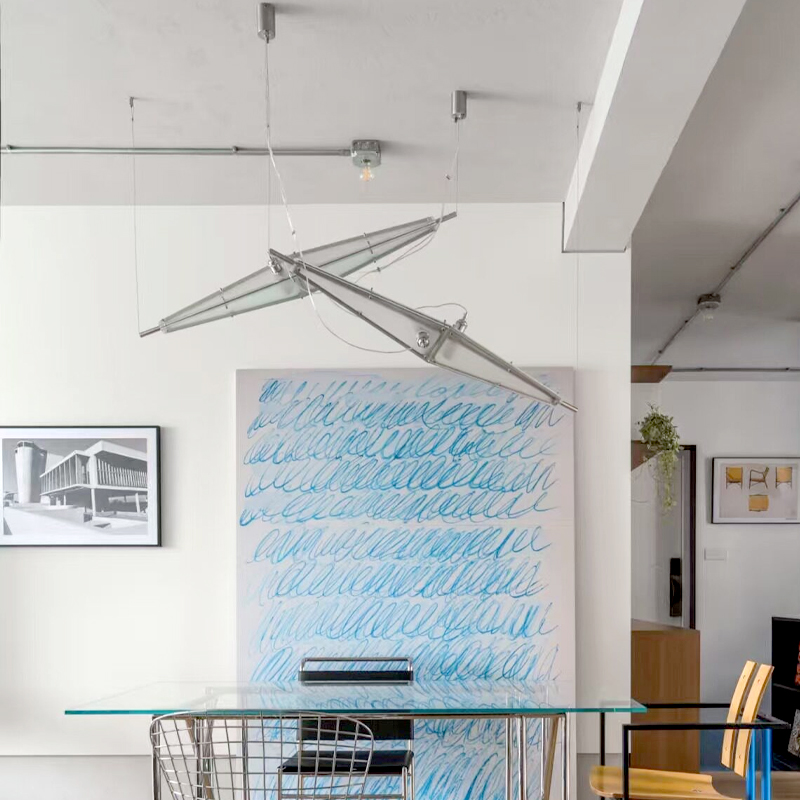 โคมไฟระย้าแก้ว LED ดีไซน์เรียบ - Interior Design Minimalist บทวิจารณ์และราคา