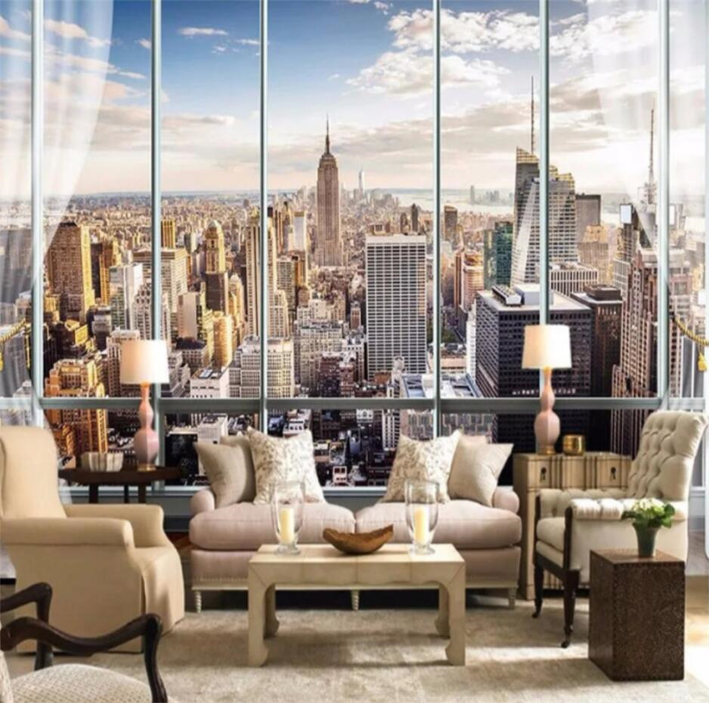 New York Sunrise 3D หน้าต่าง C - Interior Design New York บทวิจารณ์และราคา