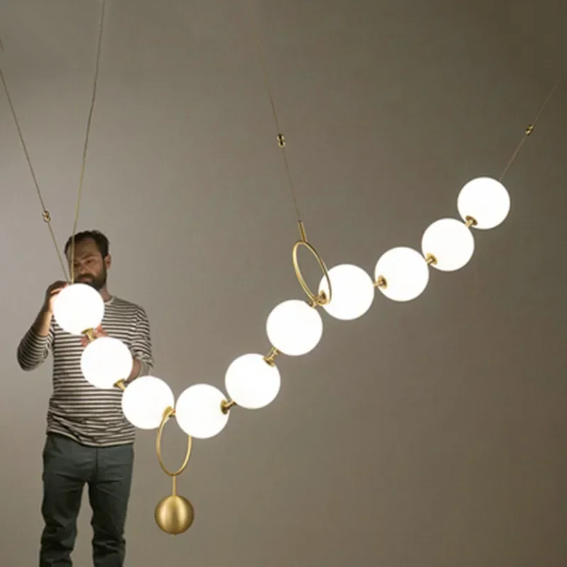 โคมไฟระย้า LED ดีไซน์ทันสมัย T - Interior Design Kitchen And Living Room บทวิจารณ์และราคา