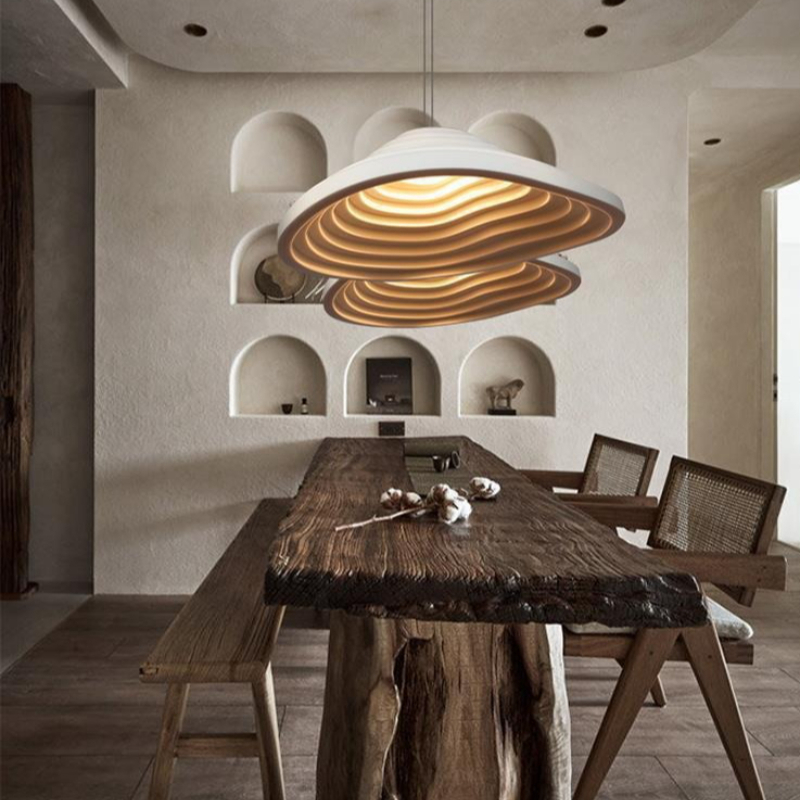 โคมไฟเพดานเรซิ่น LED สไตล์วาบิ - Interior Design Japanese บทวิจารณ์และราคา