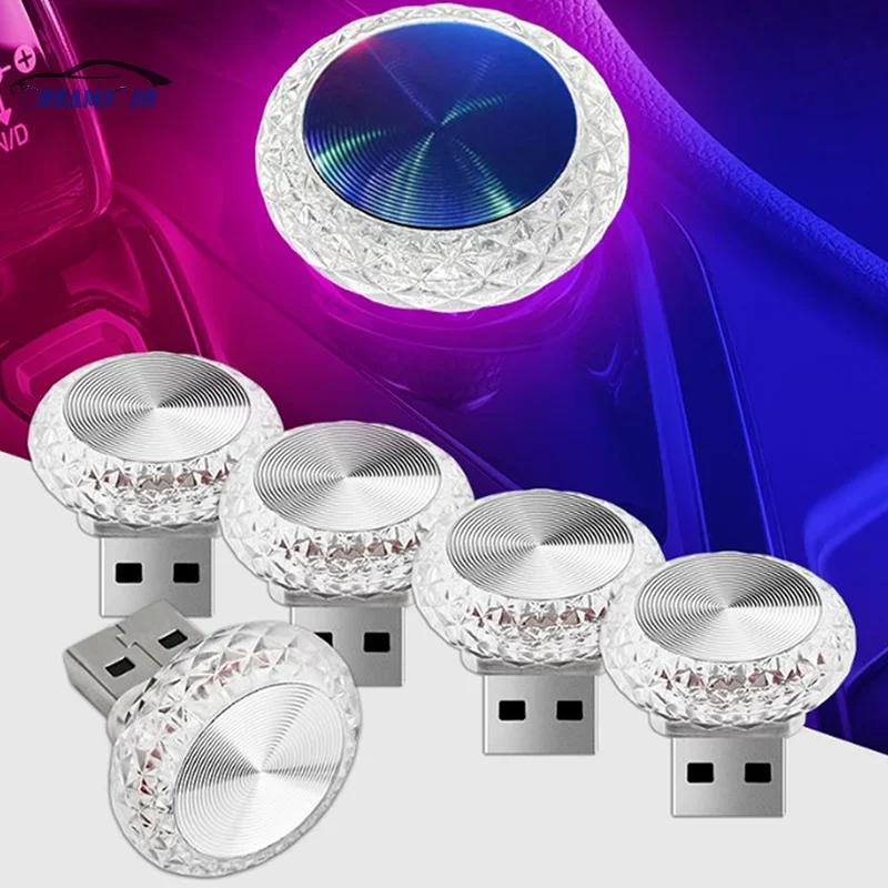 ใหม่รถ Mini LED ตกแต่ง USB Amb - Interior Design Icon บทวิจารณ์และราคา