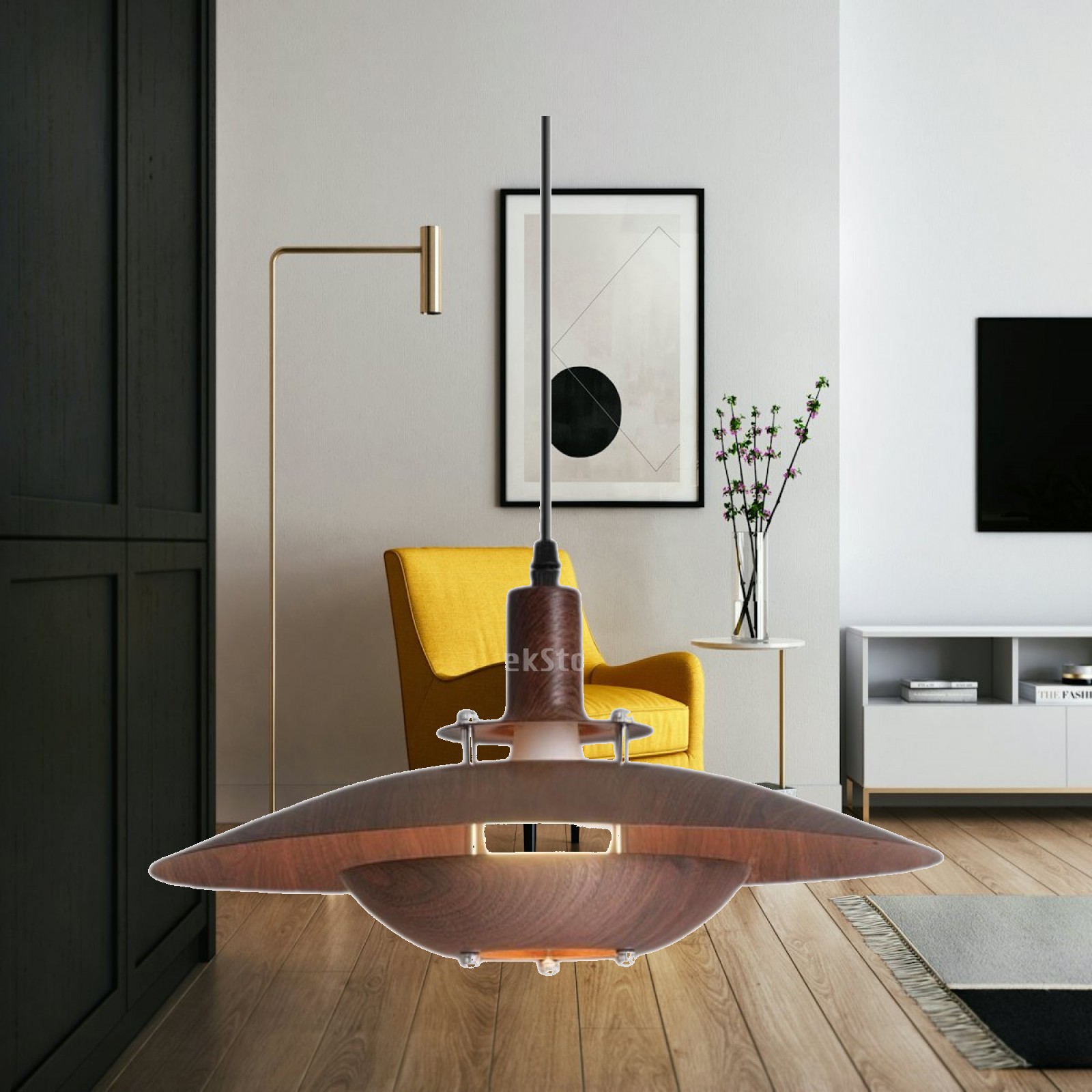 โคมไฟเพดานสไตล์คันทรีแบบเรียบง - Interior Design Kitchen And Living Room บทวิจารณ์และราคา